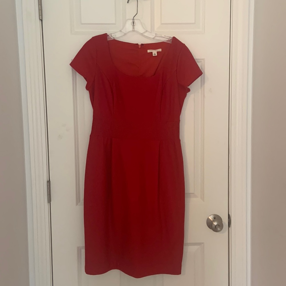 Red Banana Republic Dress-perfect for the holidays!